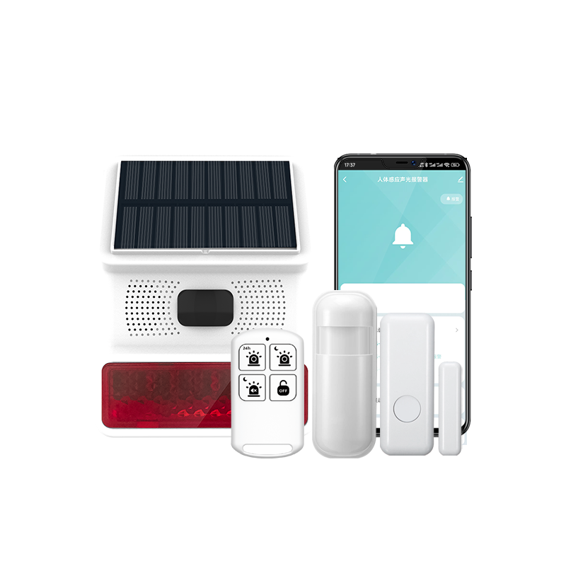 太陽能聲光報警器PE-523